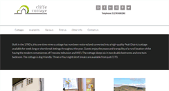 Desktop Screenshot of cliffecottage.co.uk